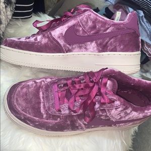 Velvet Nike Air Force 1